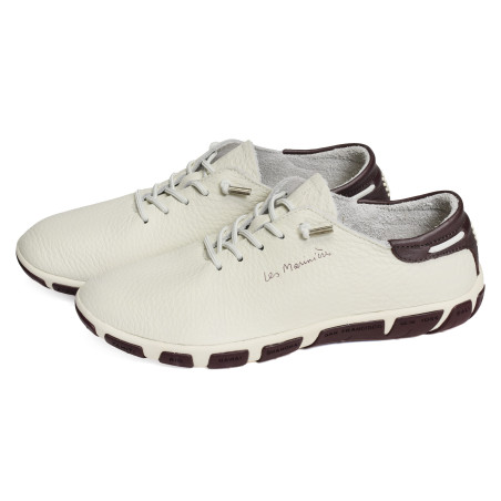 JAZLACE Blanc Bordeaux, Slip-On TBS