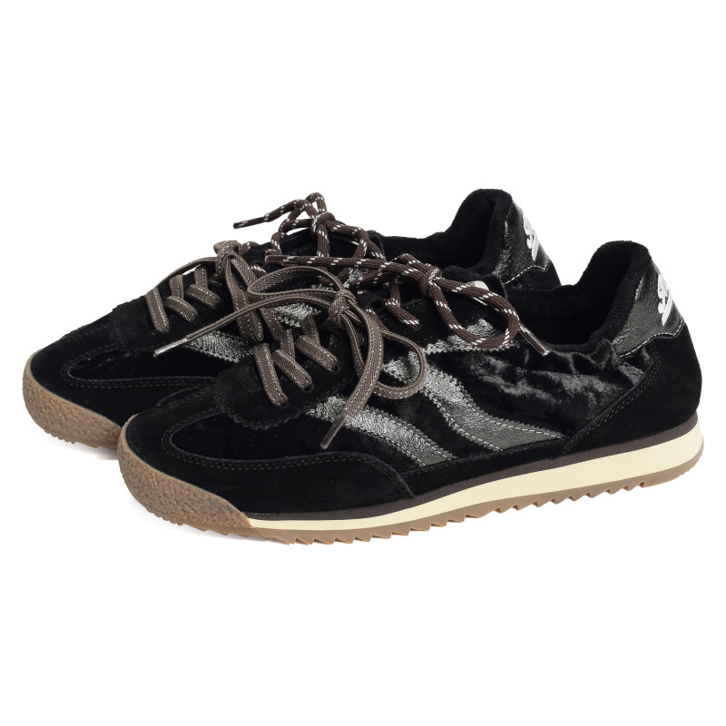 UTAH VELOUR Noir, Baskets Mode MRP Star
