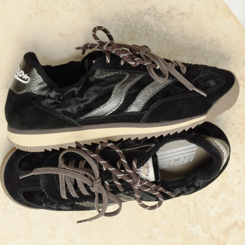 UTAH VELOUR Noir, Baskets Mode MRP Star