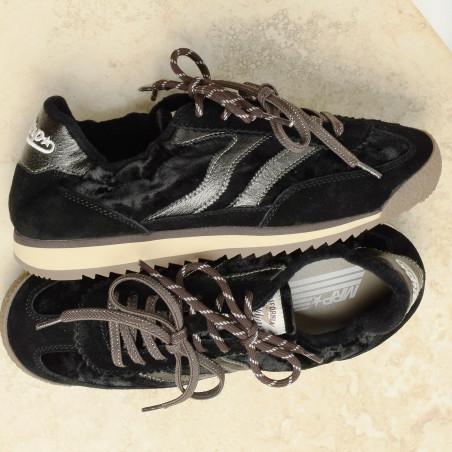 UTAH VELOUR Noir, Baskets Mode MRP Star