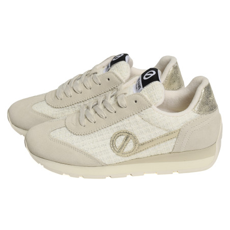 CITY RUN JOGGER Ecru, Baskets Mode No Name