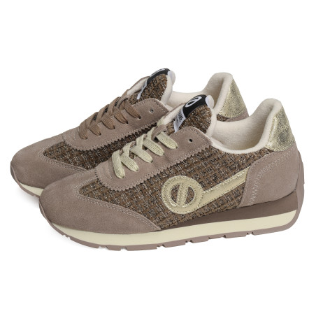 CITY RUN JOGGER Taupe, Baskets Mode No Name