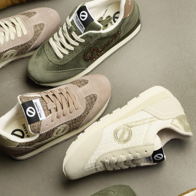CITY RUN JOGGER Taupe, Baskets Mode No Name