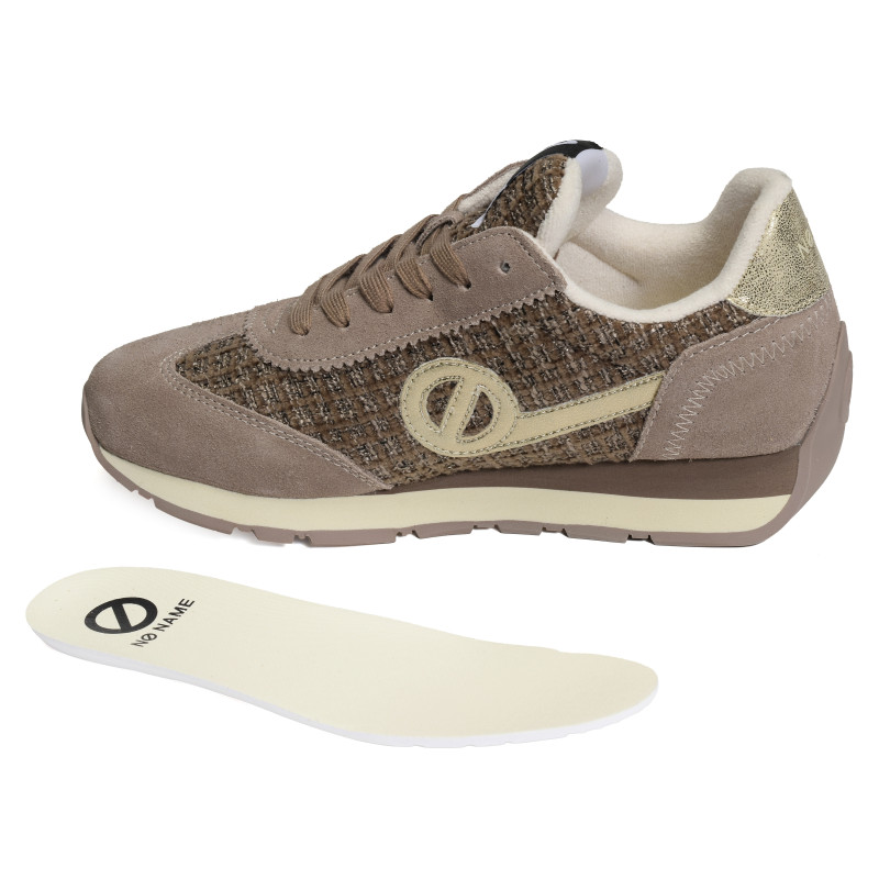 CITY RUN JOGGER Taupe, Baskets Mode No Name