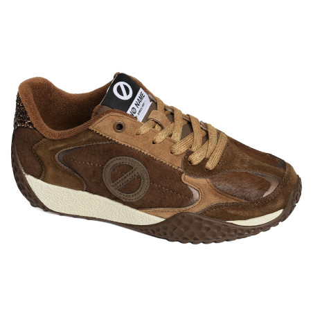 KATE SNEAKER Chocolat, Baskets Mode No Name