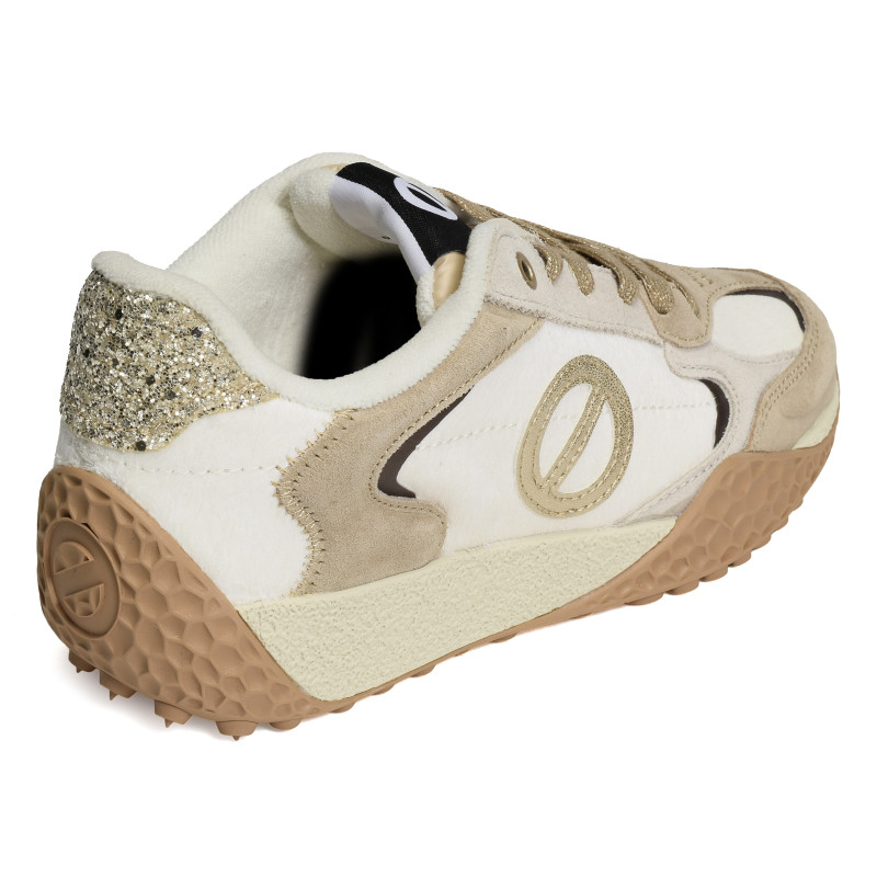 KATE SNEAKER Beige Or, Baskets Mode No Name