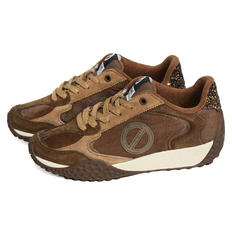 KATE SNEAKER Chocolat, Baskets Mode No Name