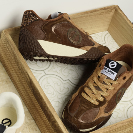 KATE SNEAKER Chocolat, Baskets Mode No Name