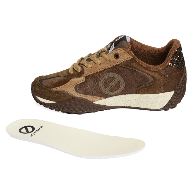 KATE SNEAKER Chocolat, Baskets Mode No Name