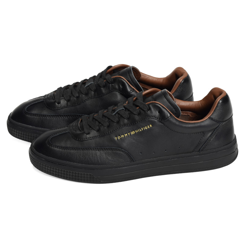 TH LO LUX LTH SNEAKER 5996 Noir Noir, Sneakers basses Tommy Hilfiger