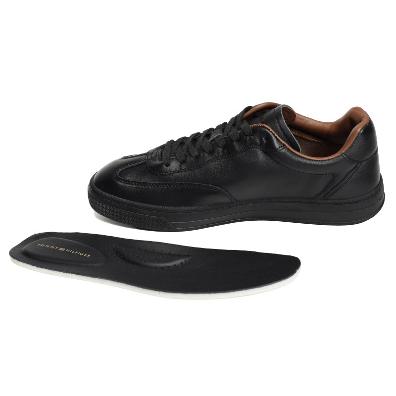 TH LO LUX LTH SNEAKER 5996 Noir Noir, Sneakers basses Tommy Hilfiger