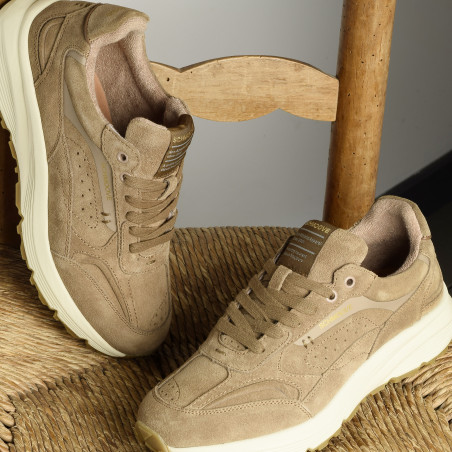 DUSK RUNNER STAMP Taupe, Baskets running Schmoove