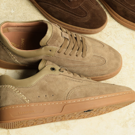 SAN MARINO Taupe, Sneakers basses Schmoove