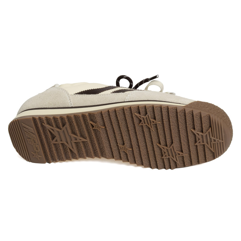 UTAH CUIR Beige Marron, Baskets Mode MRP Star