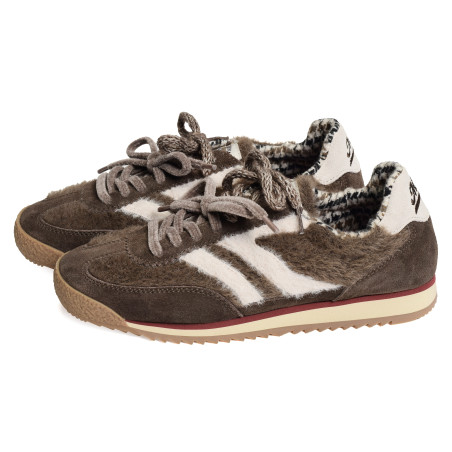 UTAH FUR Marron, Baskets Mode MRP Star