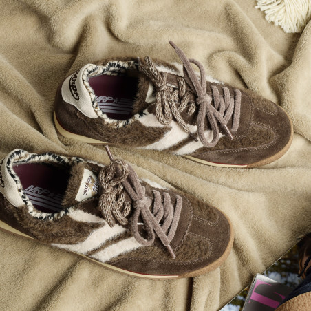 UTAH FUR Marron, Baskets Mode MRP Star