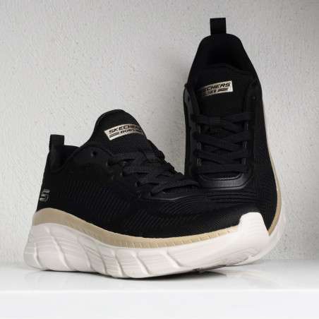 BOBS B FLEX HI Noir, Baskets running Skechers