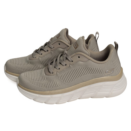 BOBS B FLEX HI Taupe, Baskets running Skechers