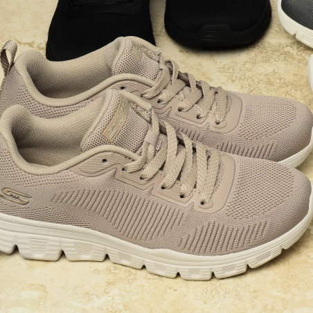 BOBS SQUAD B LITE Taupe, Baskets running Skechers