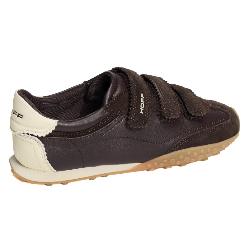 BRIDGE VELCROS Chocolat, Baskets Mode Hoff