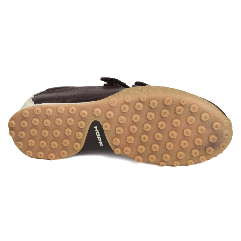 BRIDGE VELCROS Chocolat, Baskets Mode Hoff
