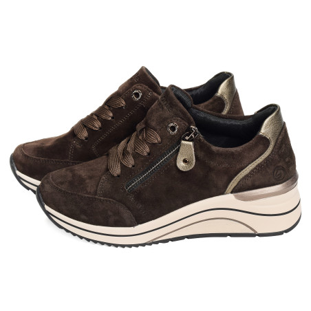 D0T03 Chocolat, Baskets running Remonte