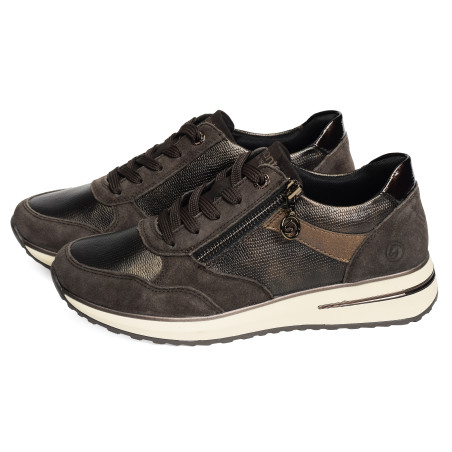 D1G08 Chocolat, Baskets running Remonte