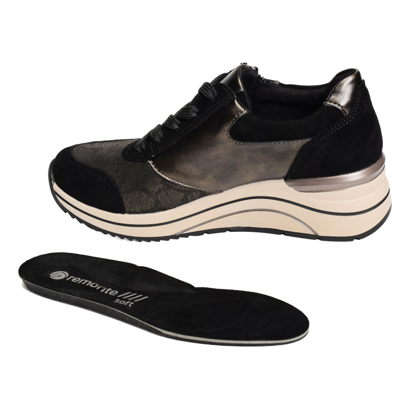 D0T23 Noir Bronze, Baskets running Remonte