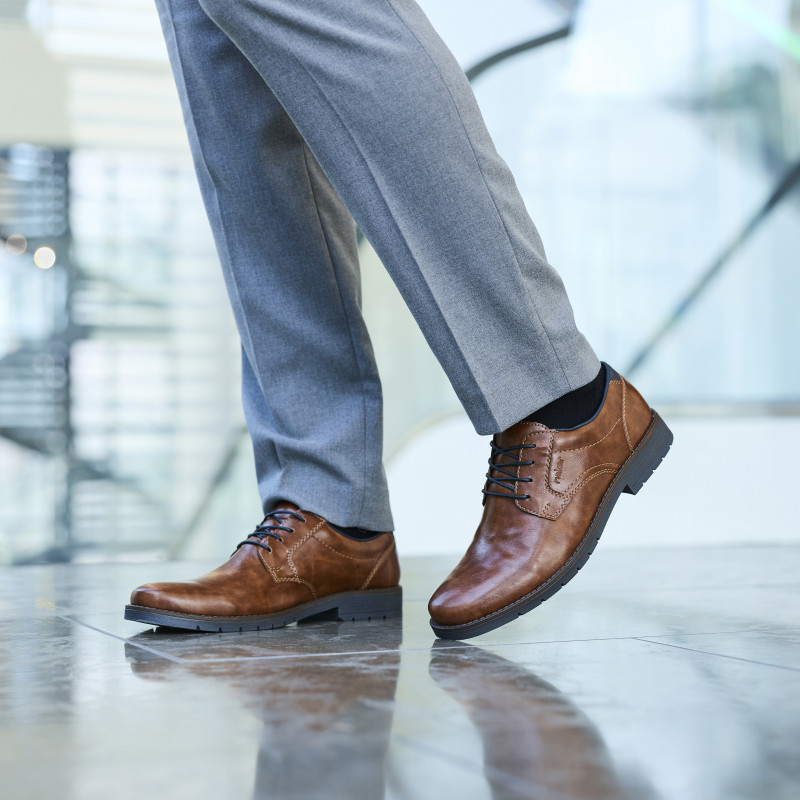 13900 Marron, Chaussures de Ville Rieker