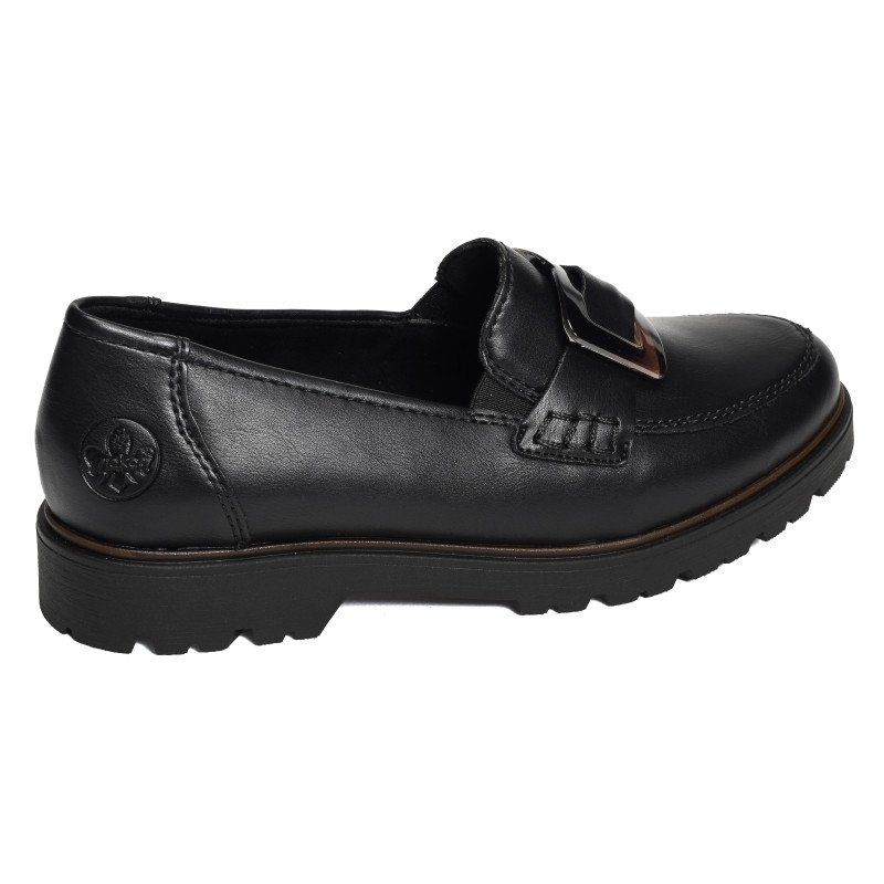 45553 Noir, Mocassins Rieker