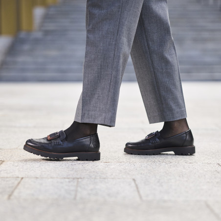 45553 Noir, Mocassins Rieker