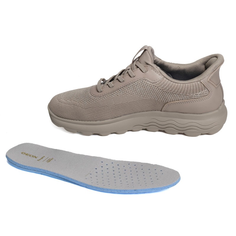 D SPHERICA PLUS Beige, Slip-On Geox