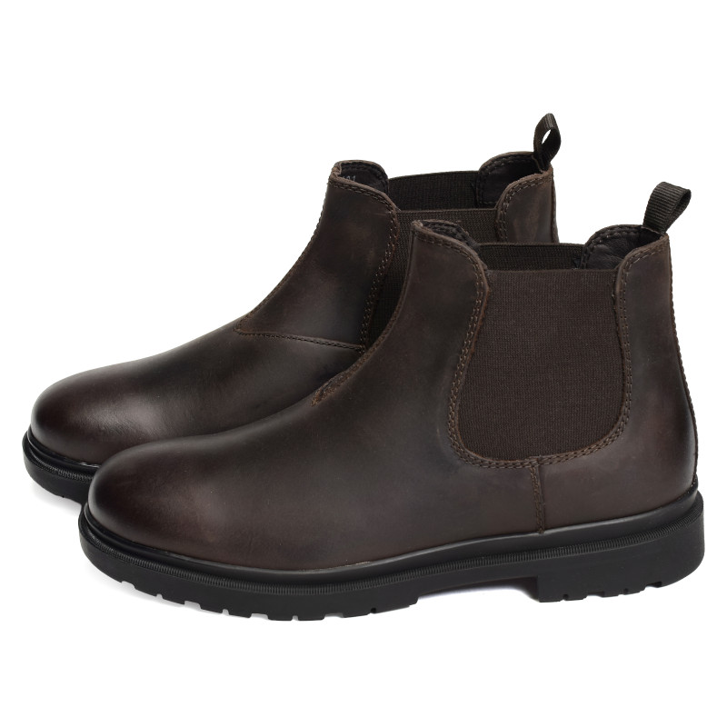 U ANDALO A Café, Chelsea boots Geox