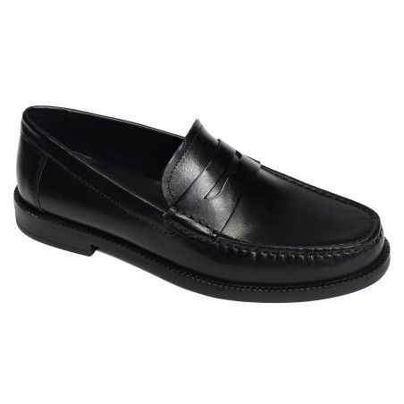 U RECANATI D Noir, Mocassins Geox