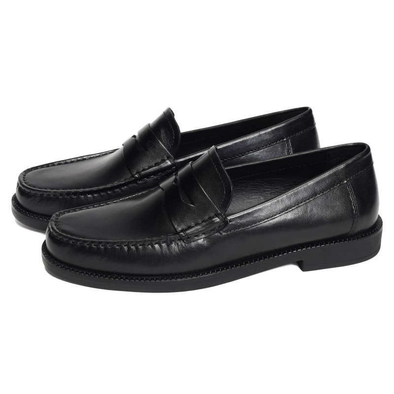 U RECANATI D Noir, Mocassins Geox