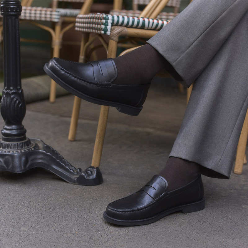 U RECANATI D Noir, Mocassins Geox