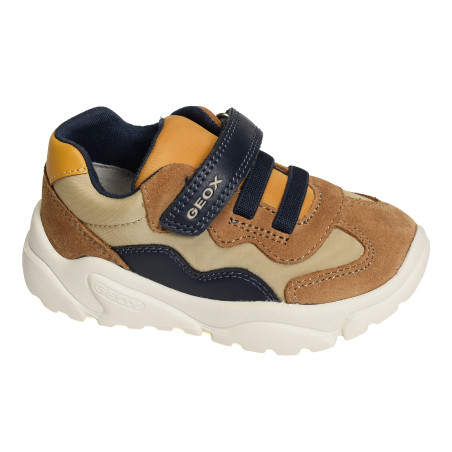 B CIUFCIUF B Camel Multicolore, Baskets running Geox