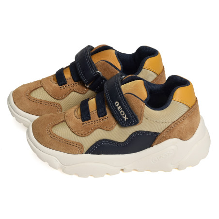 B CIUFCIUF B Camel Multicolore, Baskets running Geox