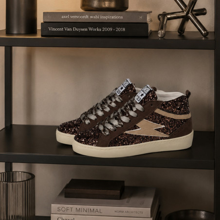 GIBRA Chocolat, Baskets montantes Semerdjian