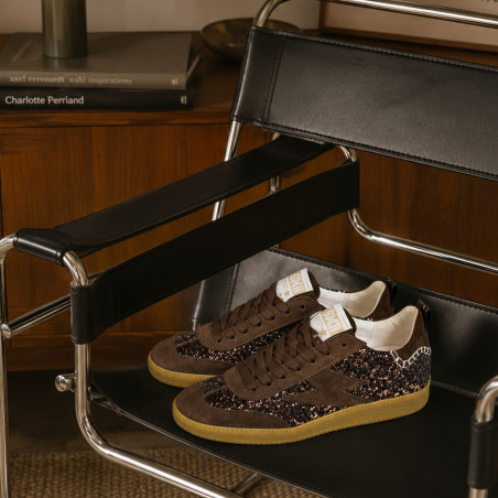 KAYLA Chocolat, Sneakers basses Semerdjian