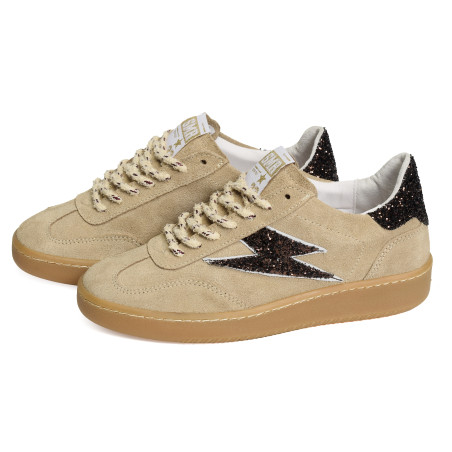 LEE Beige, Baskets Mode Semerdjian