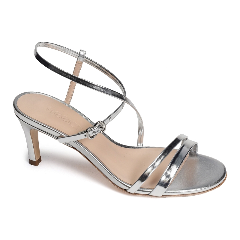 BELLA 65 Argent, Nu-Pieds à talon Free lance