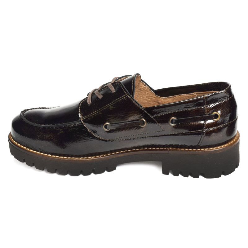 CV5617 Verni Marron, Derbies Rock & Rose