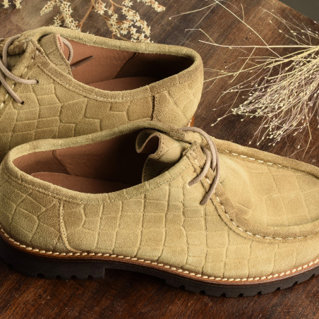 CV5618 Beige, Richelieus Rock & Rose