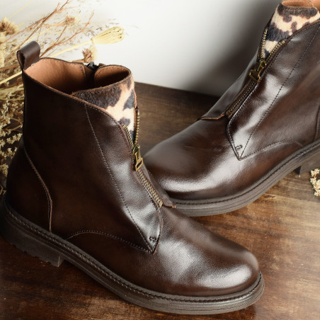 CV6405 Moka, Bottines Rock & Rose