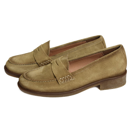CV6503 Beige, Mocassins Rock & Rose