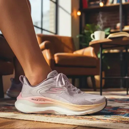 MAX RUN PACEWAVE Lavande, Baskets running Skechers