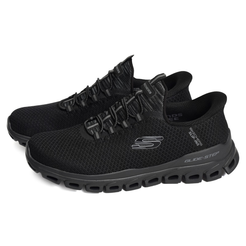 GLIDE STEP NOXUS Noir, Slip-On Skechers