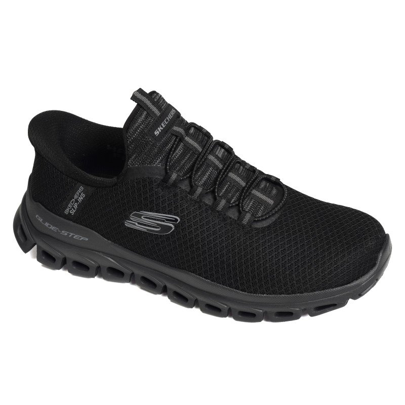 GLIDE STEP NOXUS Noir, Slip-On Skechers