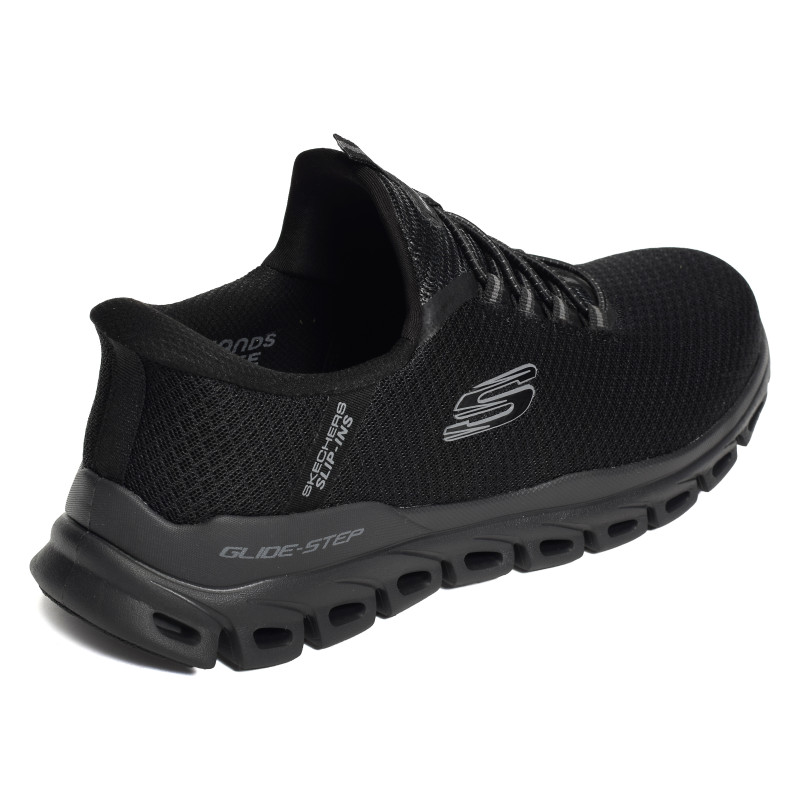 GLIDE STEP NOXUS Noir, Slip-On Skechers